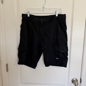 Zoo York Black Cargo Shorts for Men
